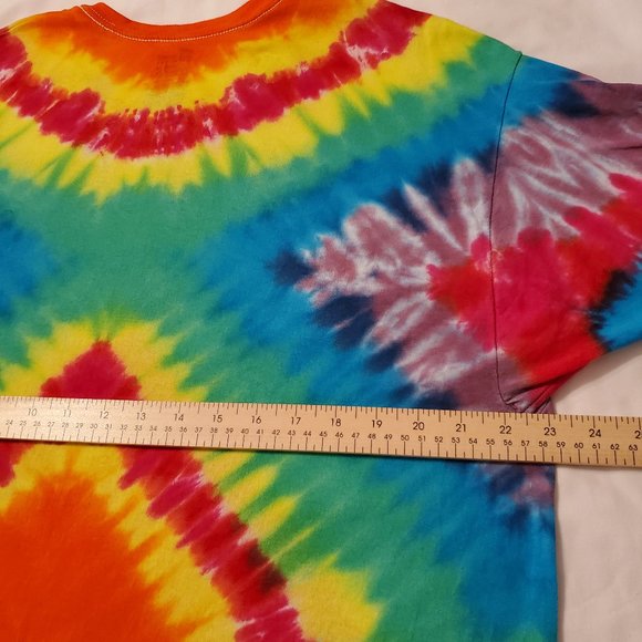 Hanes Boho Bohemia Tie Dye T-shirt 100% cotton Size XL. - Picture 10 of 11